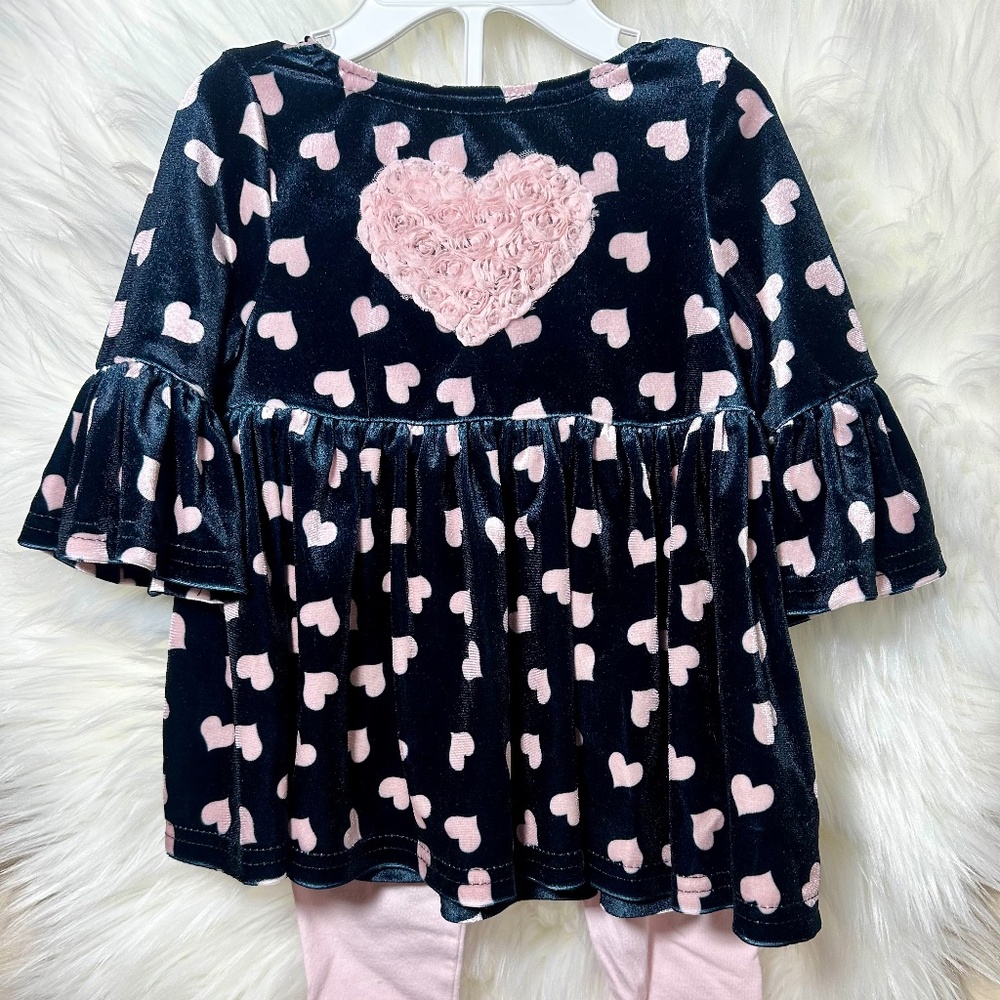 Pippa & Julie 18M Heart Dress w/ Pants